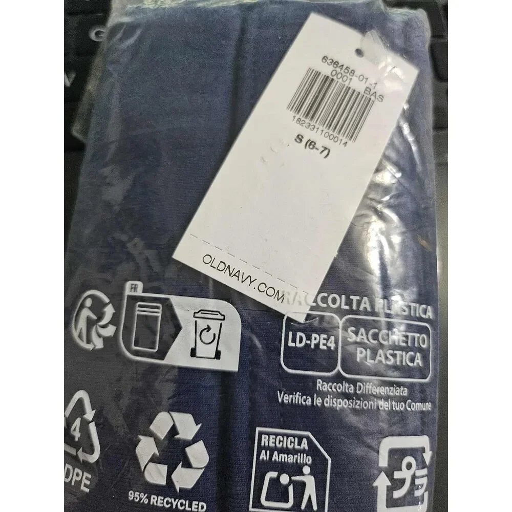 Old Navy Girls Navy Blue Leggings Size 6-7 Small NWT School Uniform